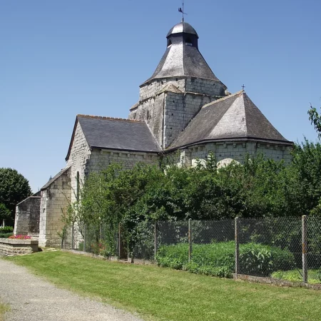 Clocher de l'église de Tavant Indre et Loire